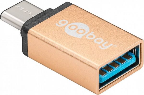 USB-C - USB 3.0 Adapter, gold